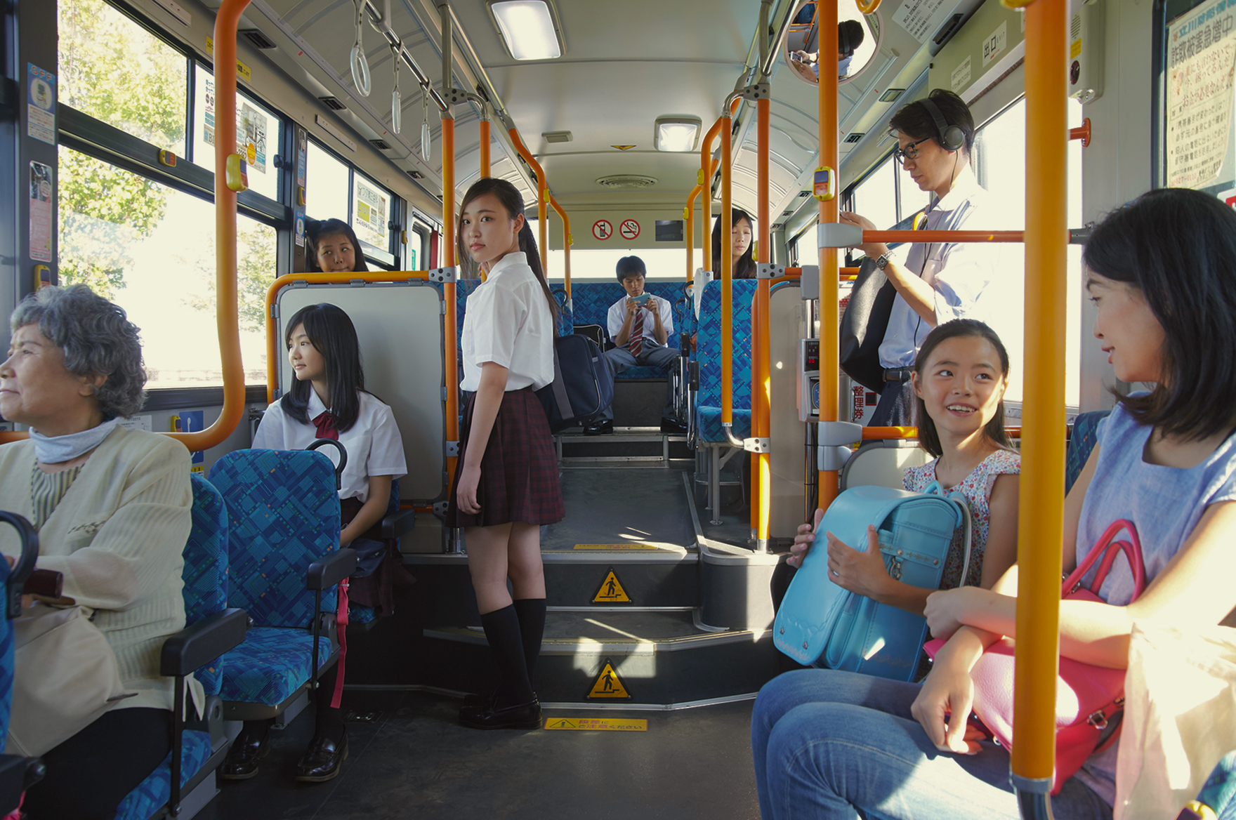 関東バス内の写真